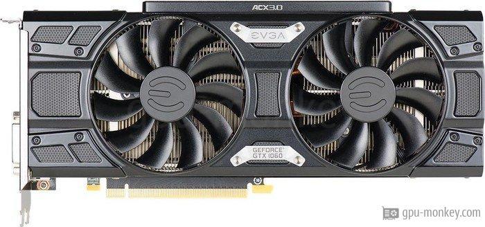 EVGA GeForce GTX 1060 FTW+ DT GAMING 6GB