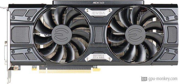 EVGA GeForce GTX 1060 FTW+ DT GAMING LED 6GB