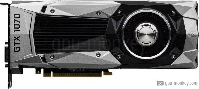 EVGA GeForce GTX 1070 FOUNDERS EDITION