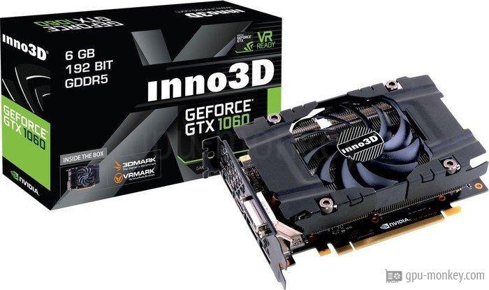 INNO3D GeForce GTX 1060 Compact X1 (1xDP) 6GB