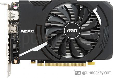 MSI GeForce GTX 1050 AERO ITX 2G V1