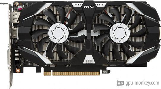 MSI GeForce GTX 1050 Ti 4GT OC