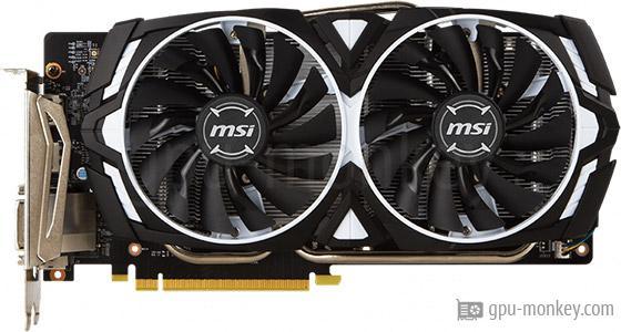 MSI GeForce GTX 1060 ARMOR 6G OC