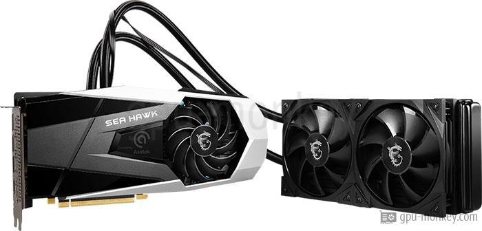 MSI GeForce RTX 3080 SEA HAWK 10G LHR