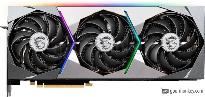 MSI GeForce RTX 3080 SUPRIM SE 10G LHR