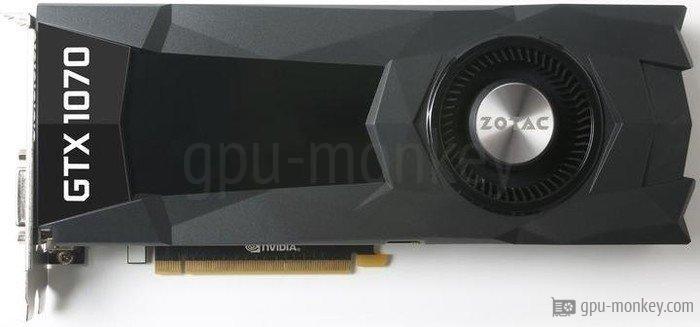 ZOTAC GeForce GTX 1070 OEM